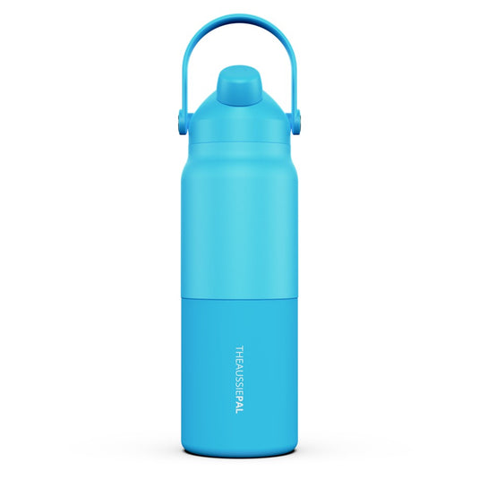 AUSSIE PAL INSULATED WATER BOTTLE 1L [CLR:BLUE]
