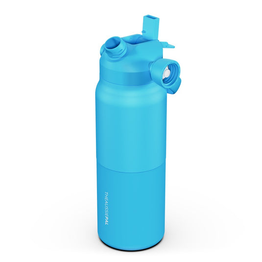 AUSSIE PAL INSULATED WATER BOTTLE 1L [CLR:BLUE]