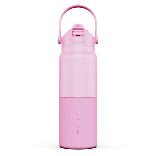 AUSSIE PAL INSULATED WATER BOTTLE 1L [CLR:PINK]