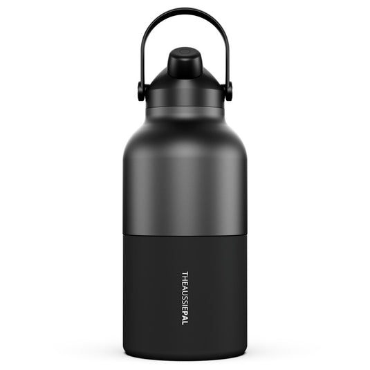 AUSSIE PAL INSULATED WATER BOTTLE 2L [CLR:BLACK]