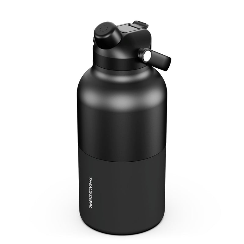 Load image into Gallery viewer, AUSSIE PAL INSULATED WATER BOTTLE 2L [CLR:BLACK]
