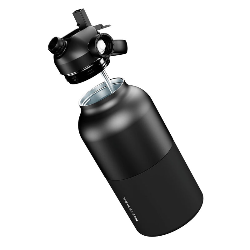 Load image into Gallery viewer, AUSSIE PAL INSULATED WATER BOTTLE 2L [CLR:BLACK]
