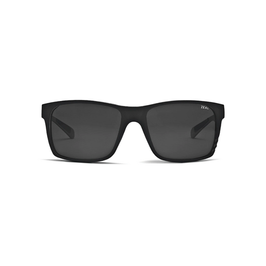 ZEAL OPTICS BREWER [FRAME:MATTE BLACK LENS:DARK GREY]