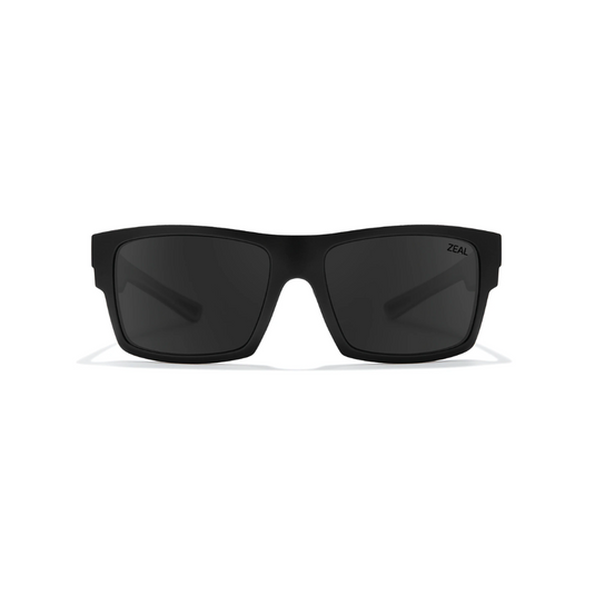 ZEAL OPTICS RIDGEWAY [FRAME:MATTE BLACK LENS:DARK GREY]