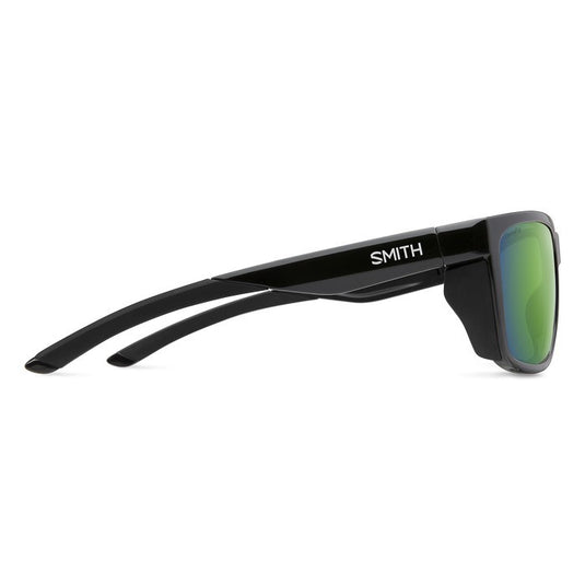 SMITHS OPTICS LONGFIN BLACK CHROMAPOP POLARIZED GREEN MIRROR 