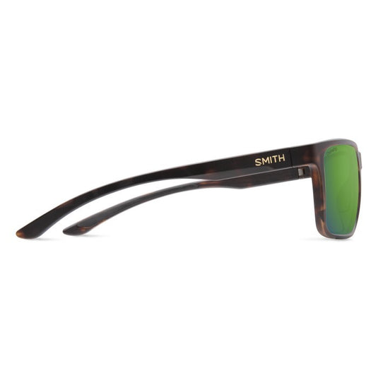 SMITHS OPTICS RIPTIDE MATTE TORTOISE CHROMAPOP GLASS GREEN MIRROR 