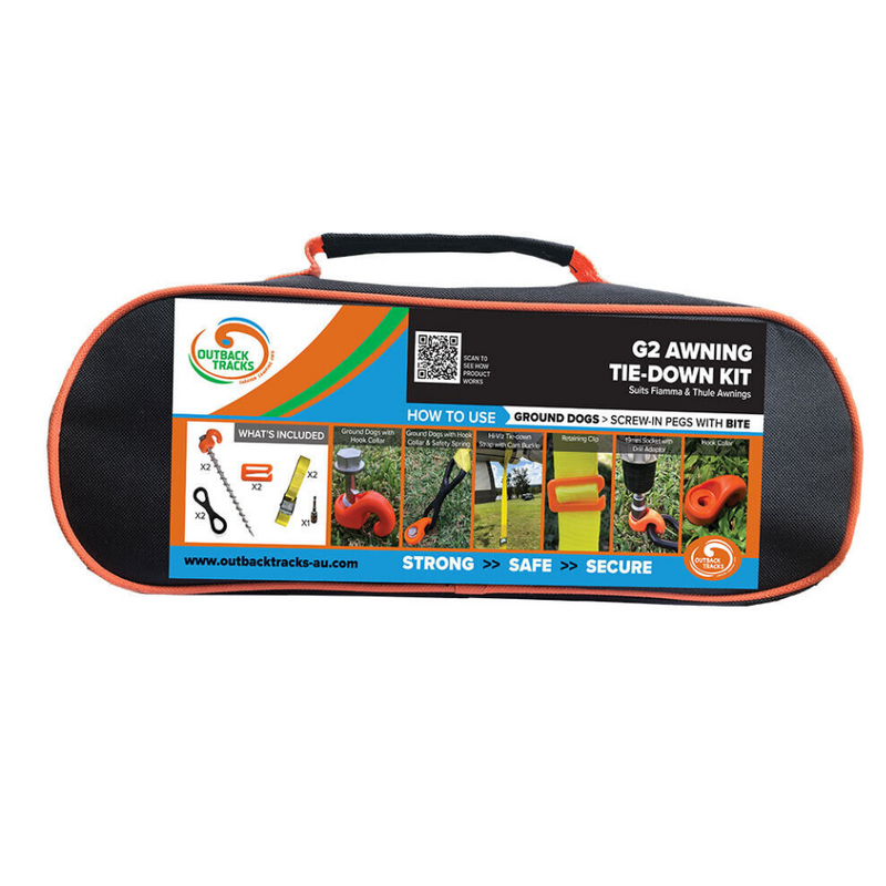 Load image into Gallery viewer, GROUND DOGS AWNING TIE DOWN KIT TO SUITE FIAMMA &amp; THULE
