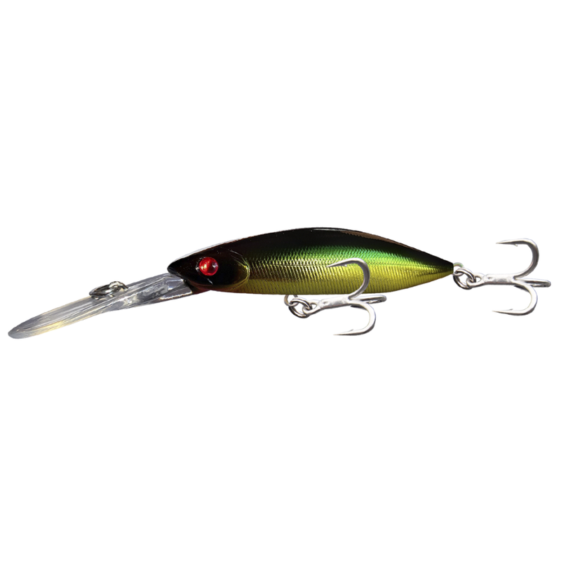Load image into Gallery viewer, PROFISHENT SHUTDOWN SUSPENDING MINNOW 84MM [CLR:MBGGR]
