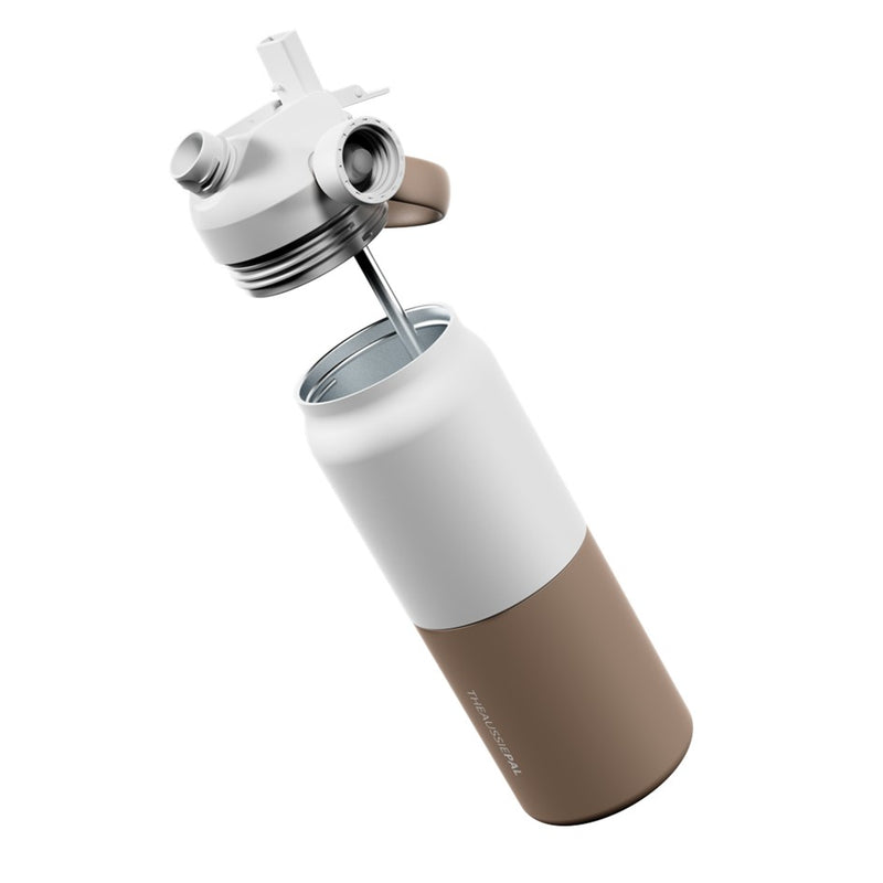 Load image into Gallery viewer, AUSSIE PAL INSULATED WATER BOTTLE 1L [CLR:LATTE LAYERS]
