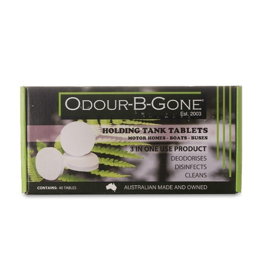 ODOUR-B-GONE 40 PORTABLE TOILETS TABLETS - 40 X 30G