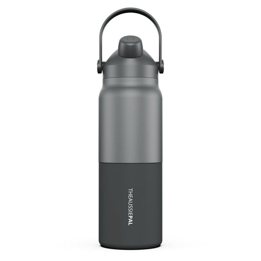 AUSSIE PAL INSULATED WATER BOTTLE 1L [CLR:CHARCOAL]