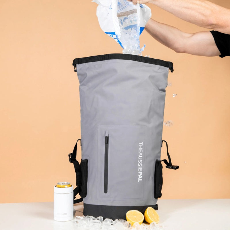Load image into Gallery viewer, AUSSIE PAL DRAINPRO BACKPACK WITH WATER DRAIN VALVE 35L [CLR:DARK GREY]
