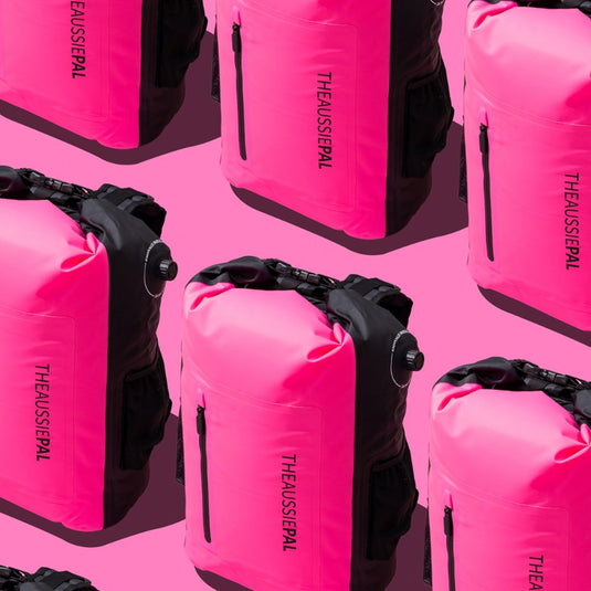 AUSSIE PAL INSULATED COOLER BACKPACK 20L [CLR:PINK]