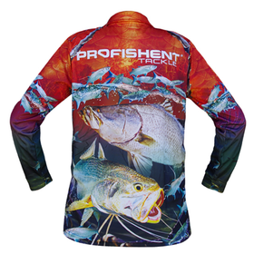 PROFISHENT KIDS SUBLIMATED LS BARRA/THREADY [SZ:0]
