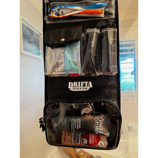 DRIFTA STOCKTON TOILETRY BAG BLACK