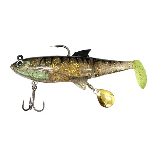 MOLIX SHAD [SZ:185MM 100G CLR:BLACK GOLD CHARTREUSE]