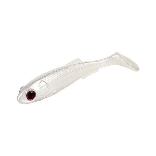 MOLIX REAL THING SHAD [SZ:7 INCH CLR:PEARL WHITE]