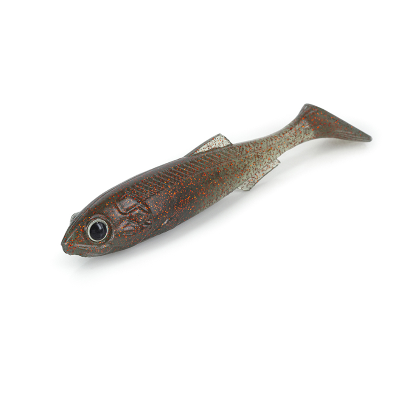 Load image into Gallery viewer, MOLIX REAL THING SHAD [SZ:7 INCH CLR:UV GREEN SHIMMERING]
