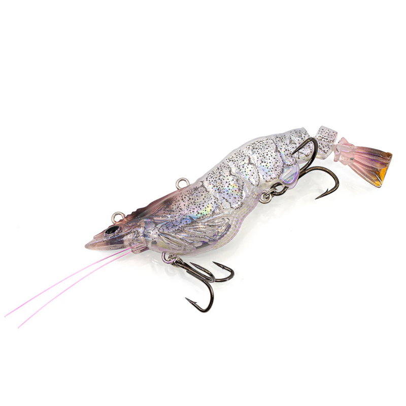 Load image into Gallery viewer, CHASEBAITS ARMOUR PRAWN [SZ:110MM CLR:01 JELLY PRAWN]
