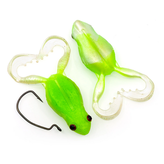 CHASEBAITS FLEXI FROG [SZ:40MM CLR:06 GREEN TREE FROG]