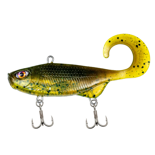 CHASEBAITS CURLY VIBE [SZ:85MM 23G CLR:07 STICKY BISCUIT]