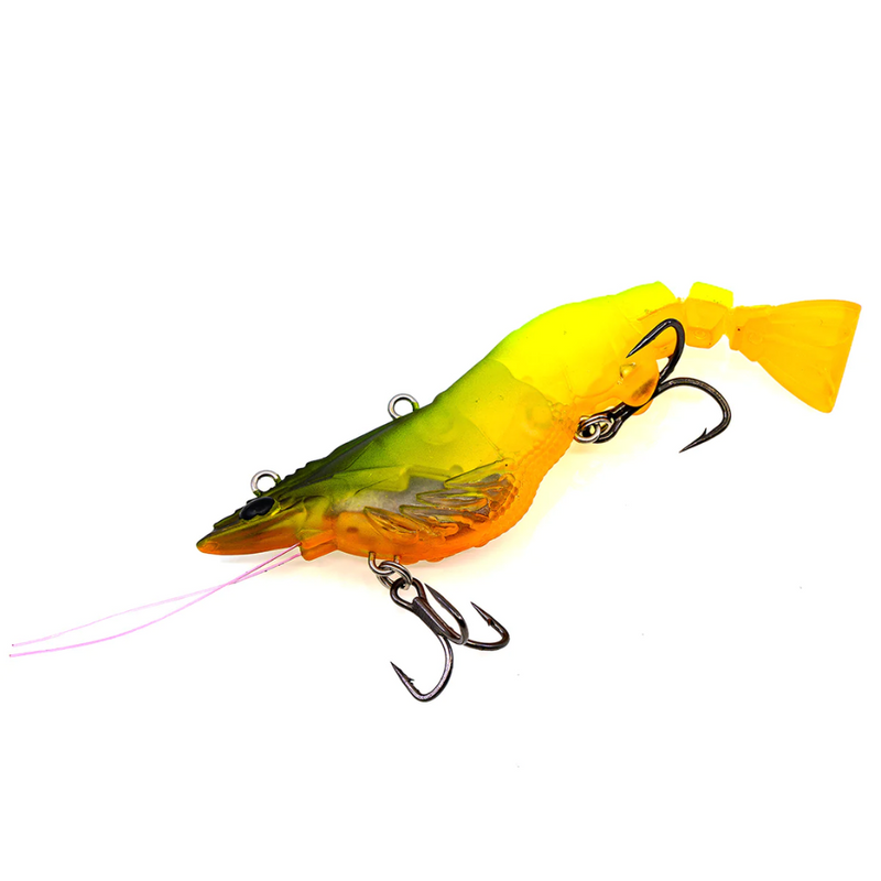 Load image into Gallery viewer, CHASEBAITS ARMOUR PRAWN [SZ:110MM CLR:08 NEON]
