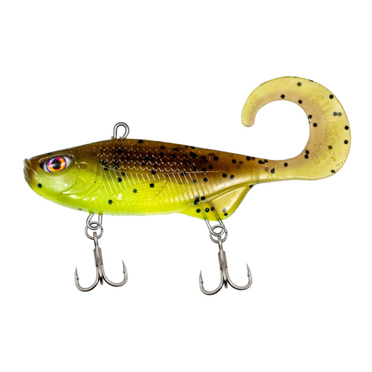 CHASEBAITS CURLY VIBE [SZ:130MM 40G CLR:06 LIME TIGER]