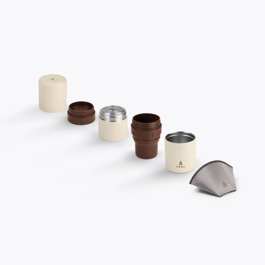 VSSL NEST POUR OVER COFFEE KIT [CLR:CREAM]