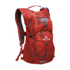TETON OASIS 18L HYDRATION PACK WITH 2L BLADDER [CLR:STARK RED]