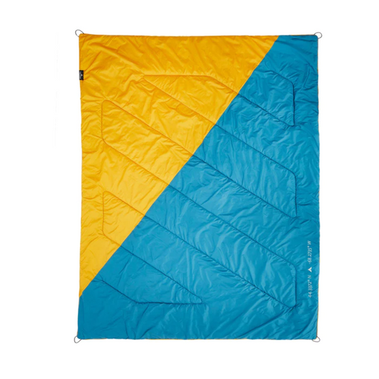TETON ACADIA OUTDOOR CAMP BLANKET [CLR:GOLDENROD & PEACOCK]