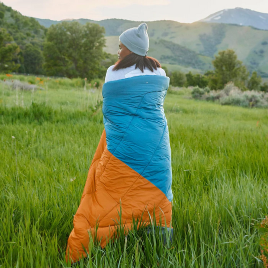 TETON ACADIA OUTDOOR CAMP BLANKET [CLR:TEAL & COPPER]