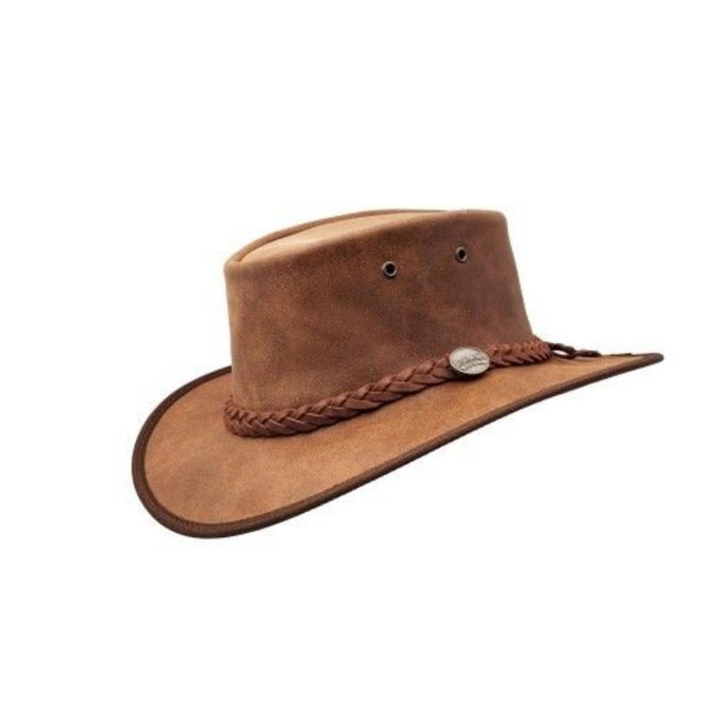 Load image into Gallery viewer, BARMAH SQUASHY SADDLER HAT [CLR:BROWN SZ:LARGE]
