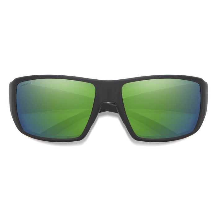 Load image into Gallery viewer, SMITHS OPTICS GUIDE&#39;S CHOICE MATTE BLACK CHROMAPOP GLASS POLARIZED GREEN MIRROR 

