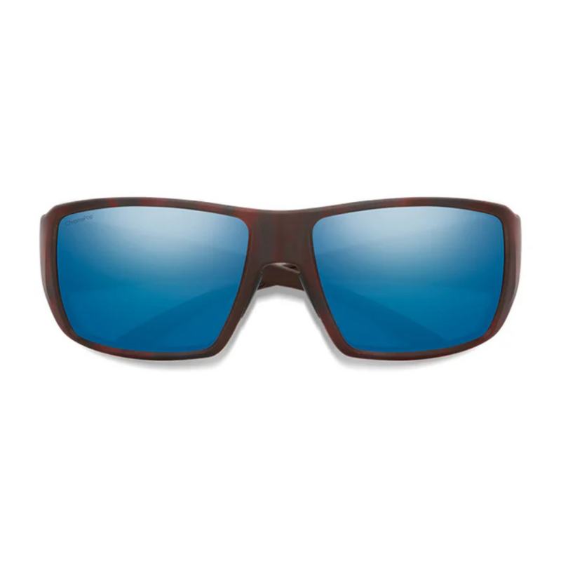 Load image into Gallery viewer, SMITHS OPTICS GUIDES CHOICE MATTE TORTOISE CHROMAPOP GLASS POLARIZED BLUE MIRROR
