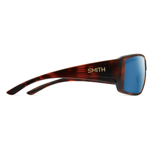 SMITHS OPTICS GUIDES CHOICE MATTE TORTOISE CHROMAPOP GLASS POLARIZED BLUE MIRROR