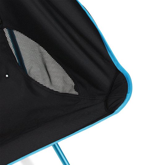 HELINOX SAVANNA CHAIR BLACK WITH BLUE FRAME