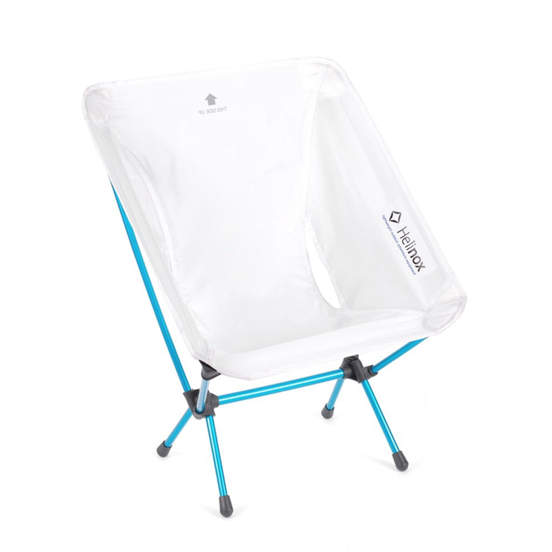 Load image into Gallery viewer, HELINOX CHAIR ZERO WHITE WITH CYAN BLUE FRAME

