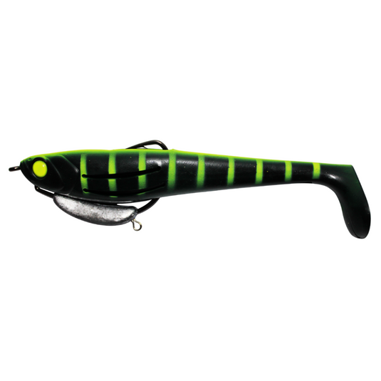 ZEREK FLAT SHAD PRO 3.5 GS1 [SZ:3.5 INCH 10G CLR:GS1 "GREEN SUNSET"]