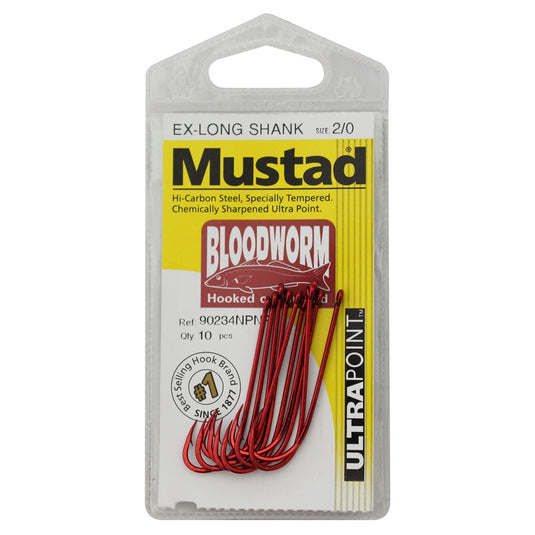 MUSTAD BLOODWORM 90234NPNR PREPACK [SZ: