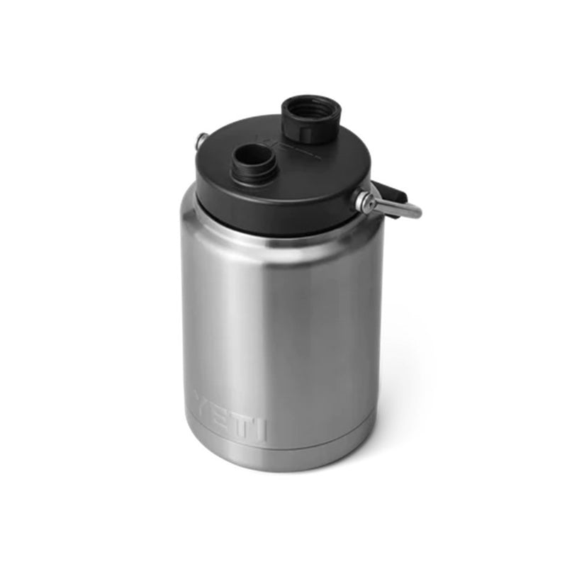 Load image into Gallery viewer, YETI RAMBLER HALF GALLON (1.9L) JUG [CLR:STAINLESS STEEL]
