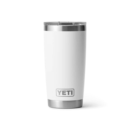 YETI RAMBLER 20oz 591ML TUMBLER WITH MAGSLIDER LID [CLR:WHITE]