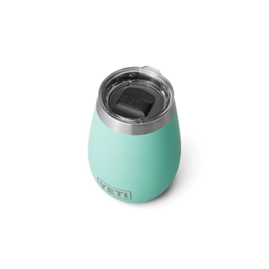 YETI RAMBLER 10oz 296ml WINE TUMBLER WITH MAGSLIDER LID [CLR:SEAFOAM]