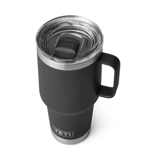 YETI RAMBLER R30oz 887ML TRAVEL MUG [CLR:BLACK]