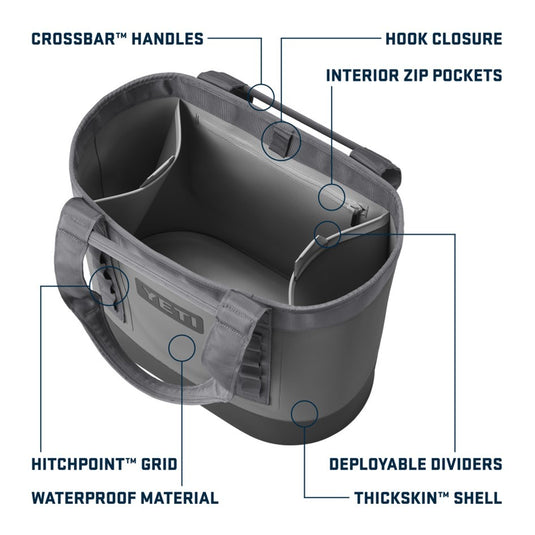 YETI CAMINO 35 2.0 CARRYALL [CLR:STORM GRAY]