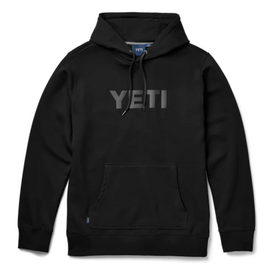 YETI BRUSHED FLEECE HOODIE PULLOVER [CLR:BLACK SZ:2X-LARGE]
