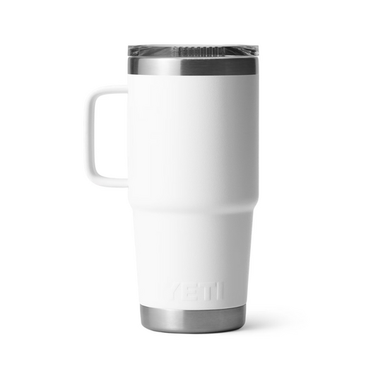 YETI RAMBLER R20oz 591ML TRAVEL MUG [CLR:WHITE]
