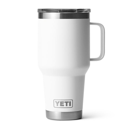 YETI RAMBLER R30oz 887ML TRAVEL MUG [CLR:WHITE]