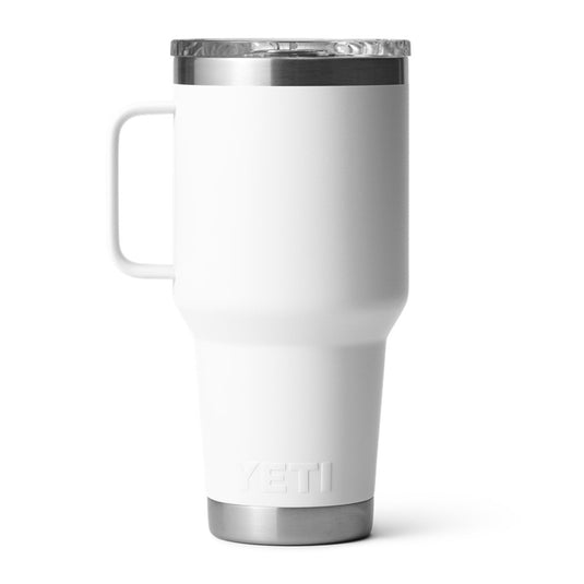 YETI RAMBLER R30oz 887ML TRAVEL MUG [CLR:WHITE]