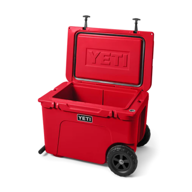 Load image into Gallery viewer, YETI TUNDRA HAUL WHEELED HARD COOLER [CLR:RESCUE RED]
