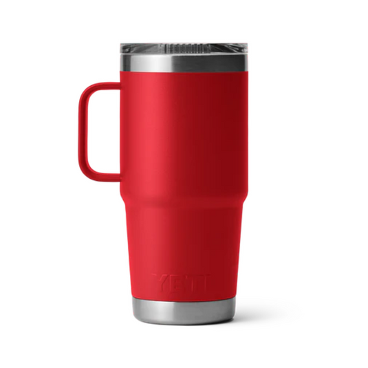 YETI RAMBLER R20oz 591ML TRAVEL MUG [CLR:RESCUE RED]